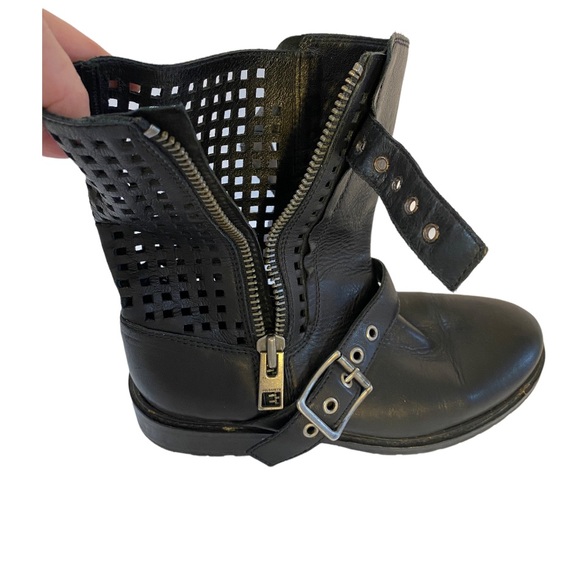 All Saints black motto boots - Picture 4 of 6